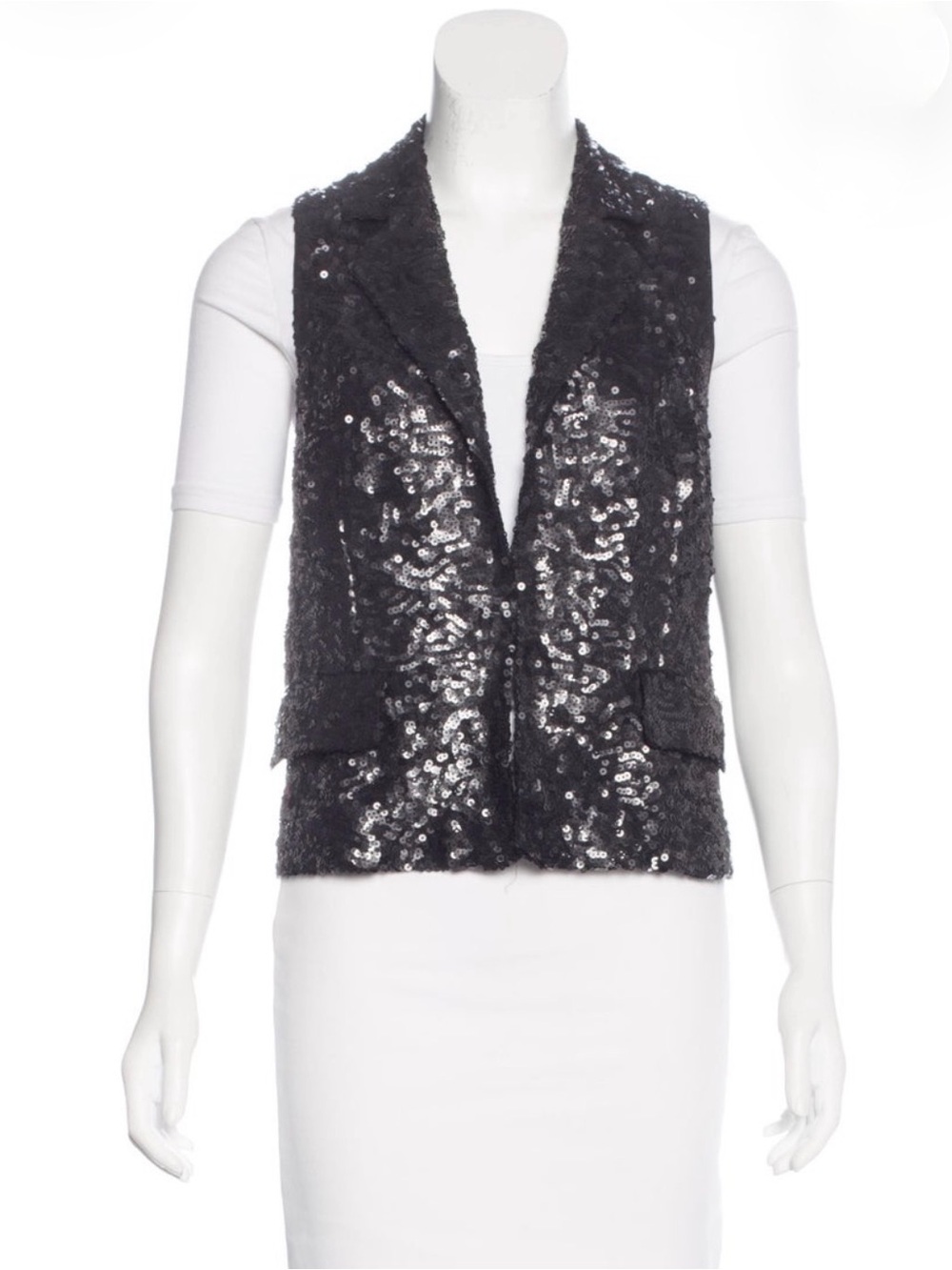 Alice + Olivia
Embellished Notch-Lapel Vest
Size: S